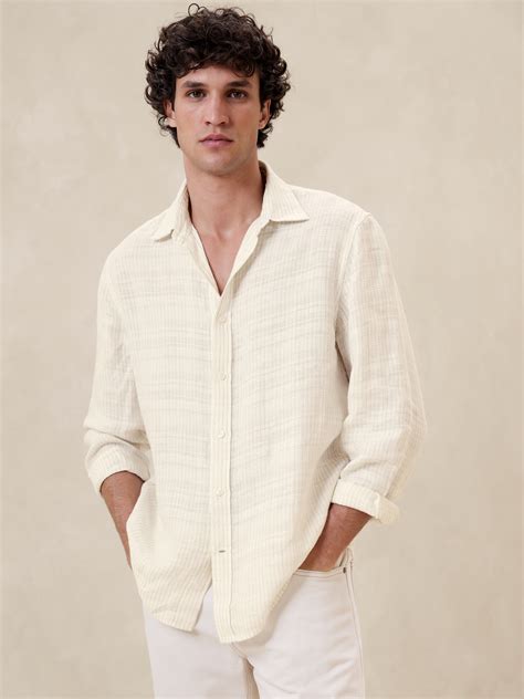 linen shirt banana republic - Banana Republic linen shirt men's.